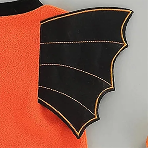 Vista 6 de LYSMuch Mameluco de Halloween para bebés y niñas ropa linda trajes de otoño de algodón mameluco de esqueleto de murciélago