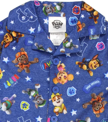 Vista 6 de Conjunto de pijama de franela para niños pequeños de Paw Patrol