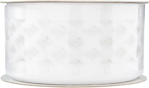 Vista 5 de Offray Cinta decorativa y de satén de 1.5 pulgadas de ancho, 9 pies en total, color blanco