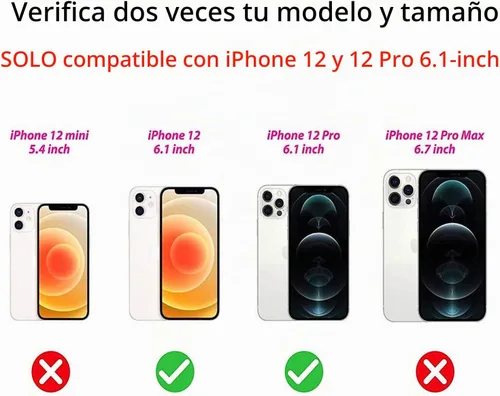 Vista 2 de J.west - Funda compatible con iPhone 12/12 Pro de 6.1 pulgadas, elegante y transparente, con estampado de leopardo y guepardo, diseño nacarado