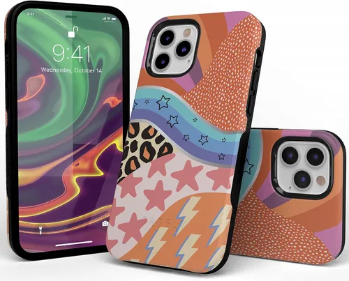 Vista 4 de Casely Funda para iPhone 11 Pro Max y I OOP Muestra mixta Diseño protector audaz