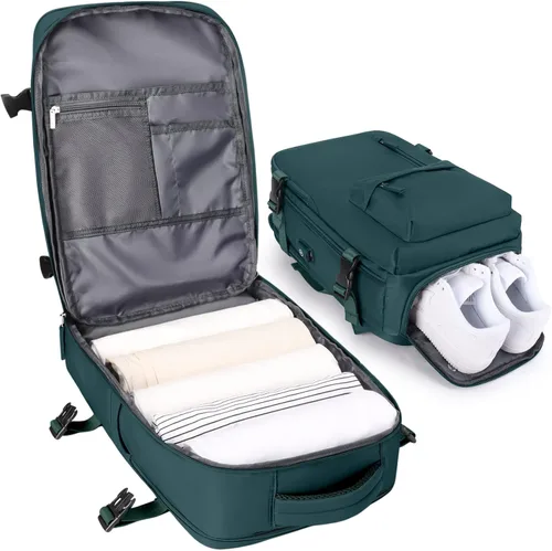 Vista 58 de VGCUB Mochila grande de viaje para trabajo, negocios, mochila para computadora portátil aprobada para vuelo, para mujeres y hombres, mochila