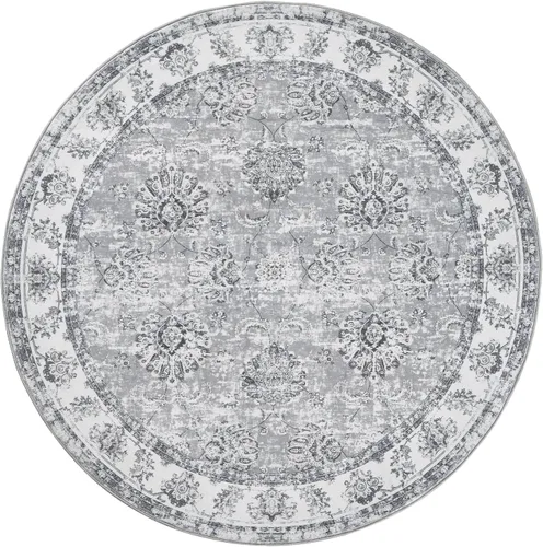 Vista 55 de jinchan Fiora - Alfombra lavable de área pequeña, alfombra de entrada floral de medio círculo de 2 x 3, tapete de media luna de pelo bajo, suave
