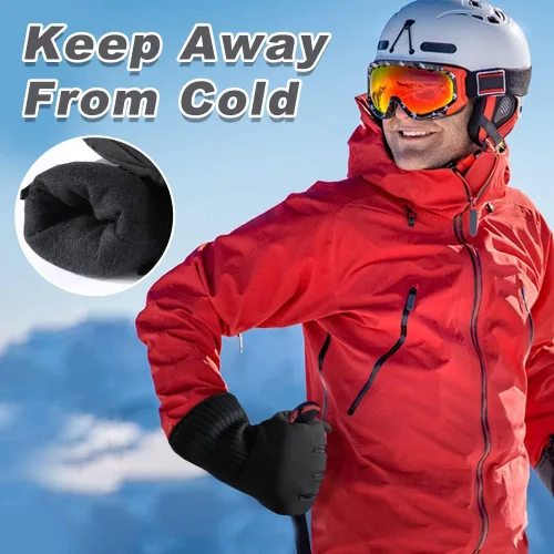 Vista 4 de WTACTFUL - Guantes de esquí, impermeables, transpirables, para pantalla táctil, snowboard, para hombres y mujeres
