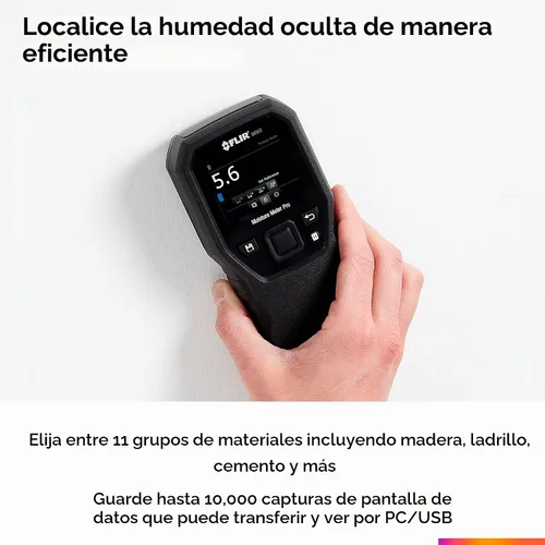 Vista 4 de Medidor de humedad Flir MR60