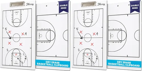 Vista 18 de Murray Sporting Goods sujetapapeles para entrenadores de borrado en seco Pizarra blanca de doble cara