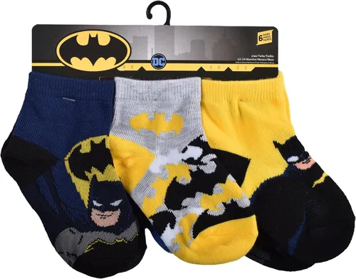 Vista 3 de Batman Baby Boys' Quarter Socks