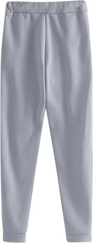 Vista 4 de WENKOMG1 Conjunto de chándal para hombre, color liso, para primavera, otoño, sudadera de manga larga