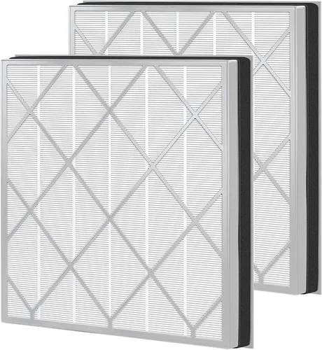 Vista 7 de Filtro Hepa HE400 de repuesto compatible con purificador de aire Shark HE4FKPET HE400 HE401 HE402 y HE405 con 4 ventiladores, filtración de 3 etapas