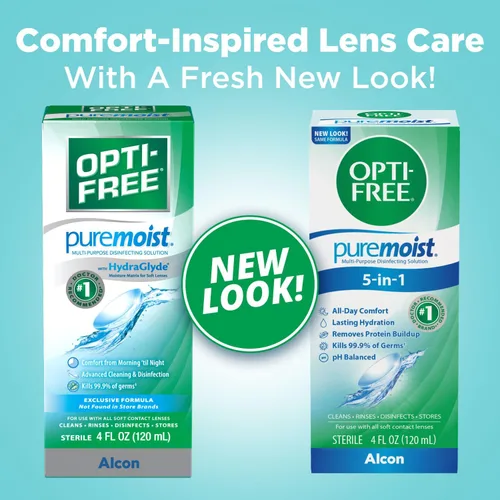 Vista 2 de OPTI-FREE Puremoist Solución multiusos para lentes de contacto