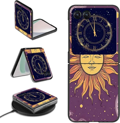 Vista 23 de Rossy Funda para Motorola RAZR 5G, para Moto RAZR 5G, funda delgada y ligera de policarbonato duro a prueba de golpes para Motorola Moto RAZR 5G