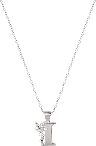 Vista 3 de Disney Tinkerbell - Collar con colgante de plata con inicial, no conocido