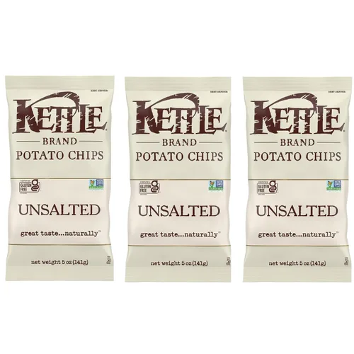 Vista 61 de Kettle Brand Papas Fritas, Backyard Barbeque Kettle Chips, Bolsa de Aperitivos, 1.5 Oz