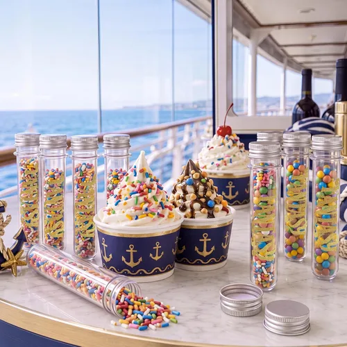 Vista 4 de 20 Pcs 45ml Fantasy Fish Extender Cruise Gifts, Sprinkles Frosting Tubes