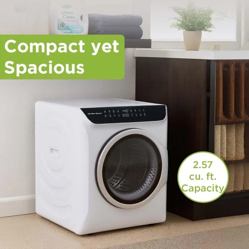 Vista 11 de HAMILTON BEACH Secador de ropa portátil compacto eléctrico, blanco