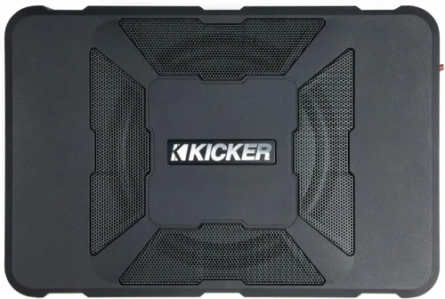 Vista 3 de Kicker 11HS8 8 "150 Watt Hideaway Compact Car Audio Powered Subwoofer Sub HS8