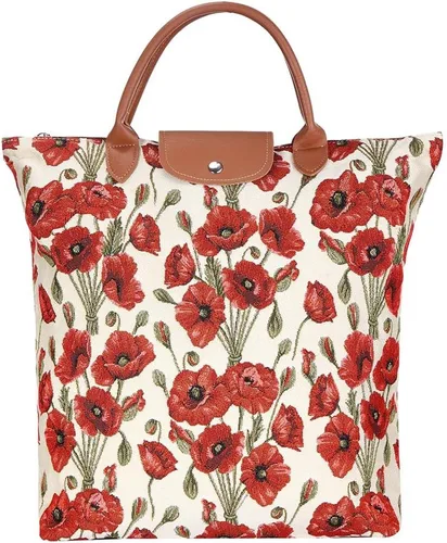 Vista 6 de Signare Bolsa plegable para tapiz, bolsa de compras reutilizable, bolsa de comestibles