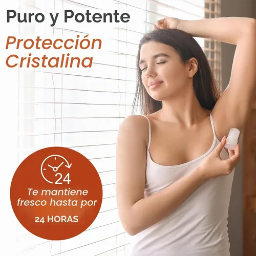 Vista 7 de Verve CULTURE Desodorante mineral totalmente natural, juego de 2