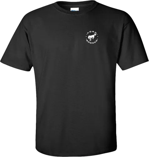 Vista 2 de Ford Bronco USA Flag Camiseta Diseño Gráfico Bandera Americana