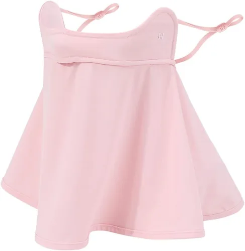 Vista 14 de WRELS UPF 50+ Unisex Cubrecara Transpirable y Refrescante con Protección UV para el Sol, con Elástico para las Orejas, Bufanda para el Cuello