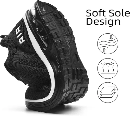 Vista 6 de Lamincoa Tenis de correr para mujer, ligeros, con cojín de aire, para caminar, tenis para mujer