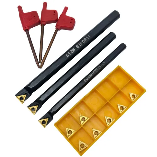 Vista 12 de DCMT21.51 DCMT21.52 DCMT070204 DCMT070208 Insertos de torneado de carburo 20pcs Indexable Carbide Inserts Multilayer Coated CNC Lathe Inserts for