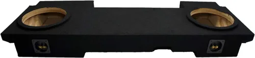 Vista 9 de American Sound Connection ASC GM2X10-AV-ECL-US Compatible con Chevy Silverado HD Crew Truck 2002-2013 Custom Dual 10 Sub Box, Alpine S-W10D2 Tipo S