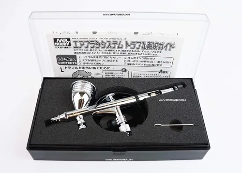 Vista 2 de Procon Boy MR. Aerógrafo personalizado 0.18MM GSI Creos PS-771 Detalle Supremo Mr hobby Aerógrafo Especial por SprayGunner