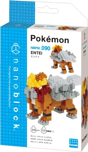 Vista 2 de Nanoblock - Pokémon - Entei, serie Pokémon de Nanoblock