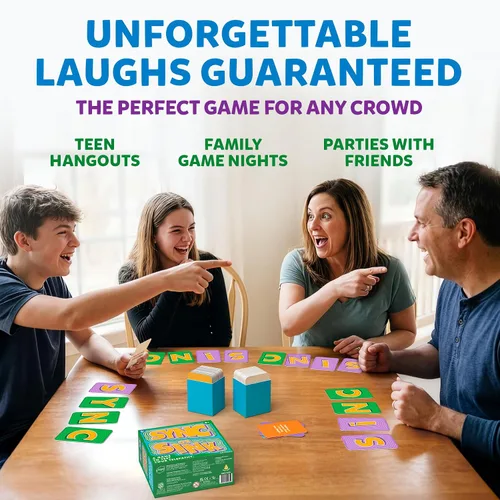 Vista 5 de Sincronizar o hundir: divertido juego de cartas familiar para niños, adolescentes y adultos, desafío de pareja de ritmo rápido, divertido favorito