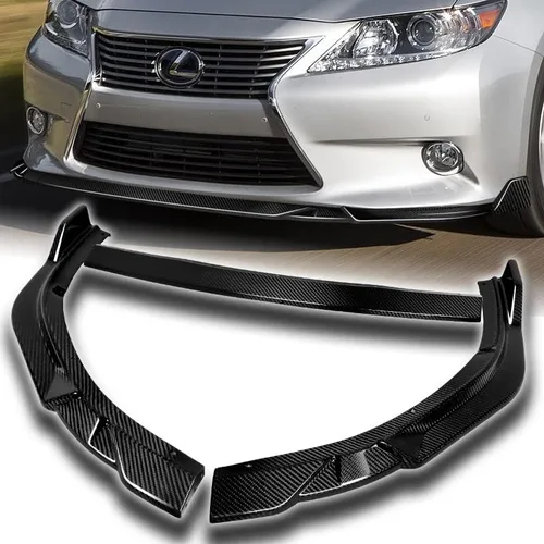 Vista 11 de EPARTS - Juego de 3 piezas de alerón para parachoques delantero, divisor de barbilla, kit de protección compatible con modelos Lexus ES350 / ES300h