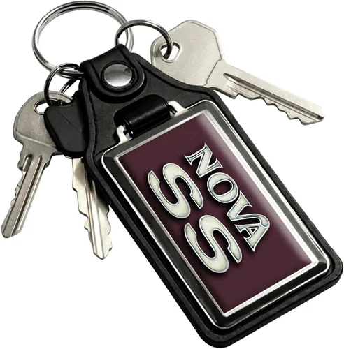 Vista 73 de Brotherhood Car Key Chain for Nova - Classic Models Keychain for Men and Blanco antiguo - Personalizado 1975