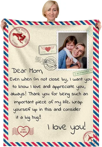 Vista 9 de Manta personalizada con foto, manta personalizada con imagen para regalos de pareja, mantas de franela personalizadas para adultos, niños