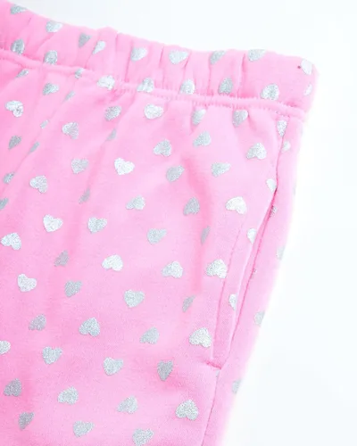 Vista 5 de Real Love Pantalones deportivos para niña, paquete de 4 pantalones deportivos de forro polar (7-16)