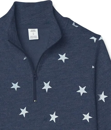 Vista 7 de Tienda Essentials - Sudadera ligera de manga larga de rizo francés con zíper para mujer