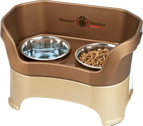 Vista 39 de Neater Pet Brands Neater Feeder Deluxe Cuencos para Perros Elevad os a Prueba de Derrames para Perros Pequeños Menos de 19 lbs, Fabricado en EE.UU.