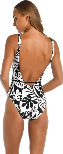 Vista 4 de Sunshine 79 Traje de baño de una pieza estándar sobre el hombro para mujer