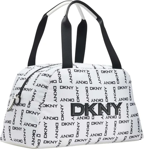Vista 7 de DKNY Nataly Bolsa de gimnasio, WHTNegro, blanconegro