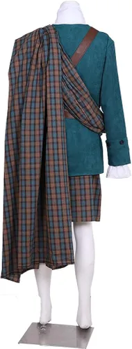 Vista 5 de Disfraz de Jamie Fraser para hombre de Escocia Highlander
