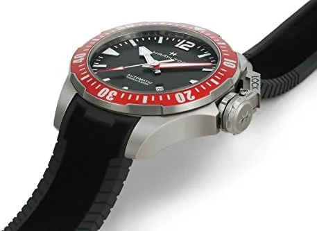Vista 4 de H77805335 Hombres Khaki Navy Frogman reloj automático para hombre