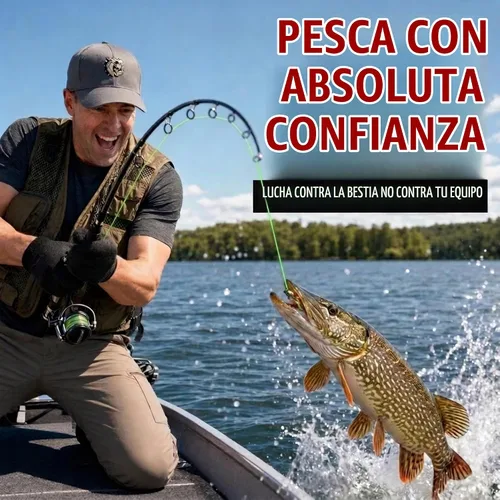 Vista 8 de Líderes de pesca con giros - Carpa - Lucio - Bagre - Muskie - Walleye - Bass - Caballa - Pargo
