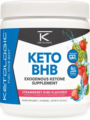 Vista 8 de Ketologic Keto BHB (sabor a bayas mixtas) 30 porciones - Suplemento de cetona exógena con goBHB, sales de beta-hidroxibutirato Suplemento