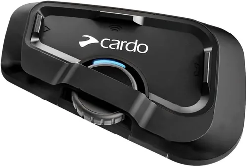 Vista 2 de Cardo Systems FREECOM 2X - Intercomunicador de 2 vías con conexión Bluetooth para motocicleta, color negro, paquete individual