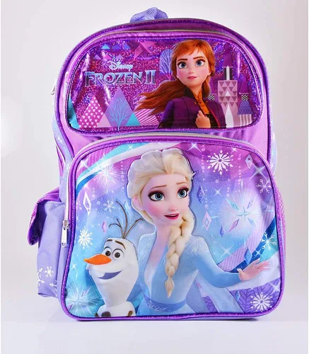 Vista 4 de Disney Frozen 2 Elsa & Anna Kids Mochila 16" Bolsa grande 20206