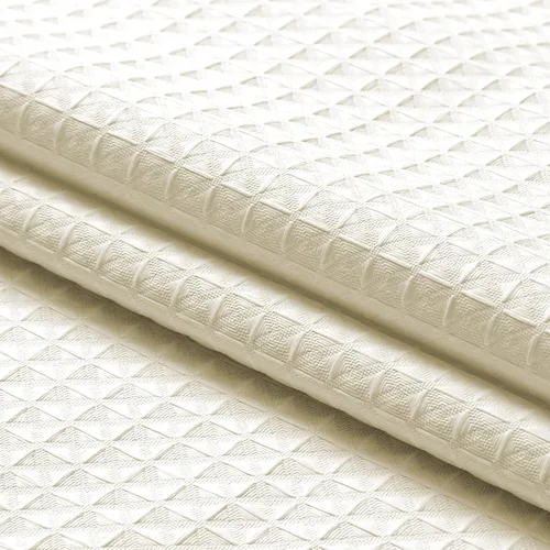 Vista 3 de MISS SELECTEX Cortina de ducha de tela lavable a máquina, clásica tela gruesa de punto gofre, duradera para baño, tela repelente al agua de alta