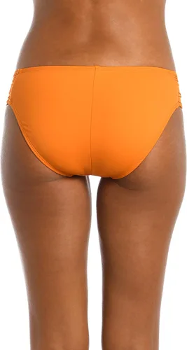 Vista 2 de La Blanca Traje de baño estándar Island Goddess Side Shirred Hipster para mujer