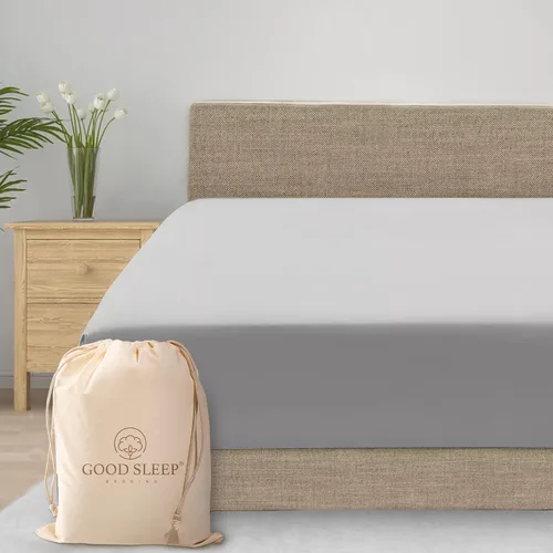 Vista 15 de Good Sleep Bedding Sábanas ajustables Twin XL - Sábanas Twin XL extra largas de 800 TC para dormitorio, sábana ajustada 100% algodón egipcio Twin