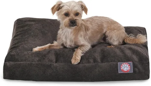 Vista 15 de Majestic Pet Cama para perro de espuma viscoelástica triturada, pequeña con funda extraíble lavable, cama ortopédica rectangular para perros, cama