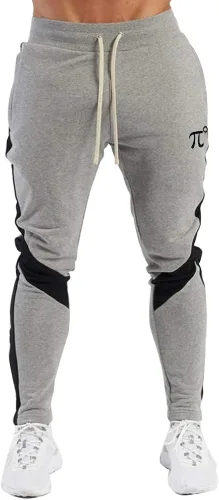 Vista 2 de PIDOGYM Pantalones deportivos ajustados para hombre, con bolsillos con cremallera