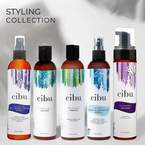 Vista 7 de Cibu Loción suavizante Crema de peinado para alisar el cabello Tratamiento alisador en casa Crema antiencrespamiento Alisador de cabello
